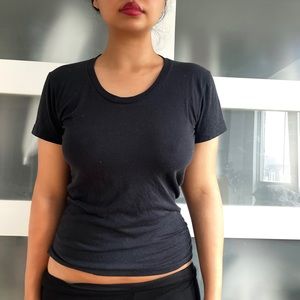 American apparel simple black T-shirt